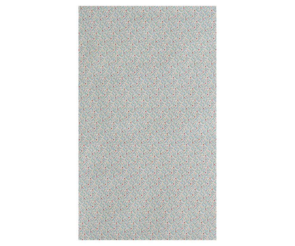 Maileg Presentpapper Mönstrat Blått 10 m -  Berry Branches Dusty Blue