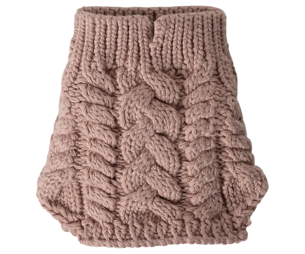 Maileg Stickad Tröja till Hund Valp Rosa - Dark Rose Puppy Supply