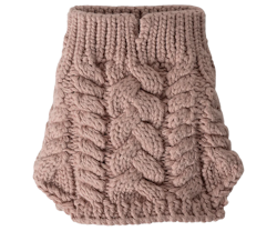 Maileg Stickad Tröja till Hund Valp Rosa - Dark Rose Puppy Supply