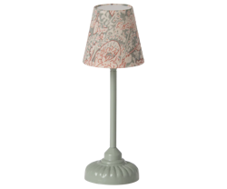 Maileg Vintage Golvlampa Liten Mönstrad Mint Grön