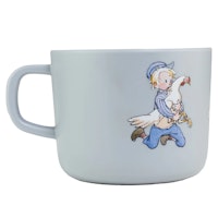 Mugg med Öra Emil i Lönneberga Blå Astrid Lindgren Rätt Start Barnmugg