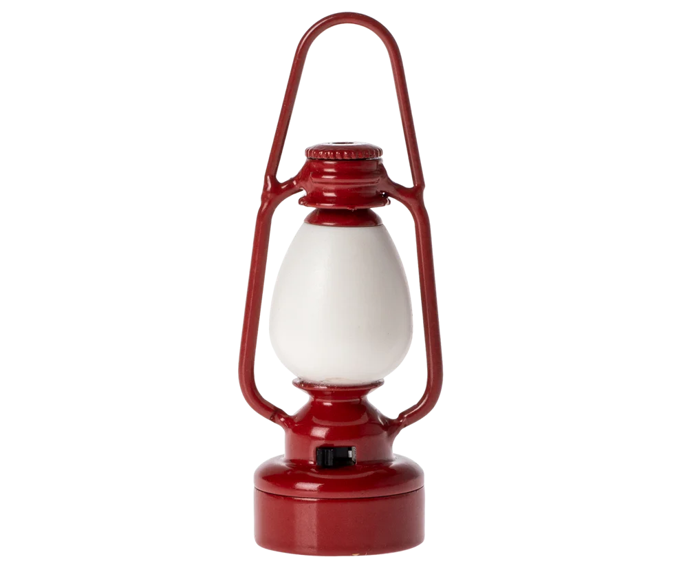 Maileg Lykta Röd - Vintage Camping Lantern
