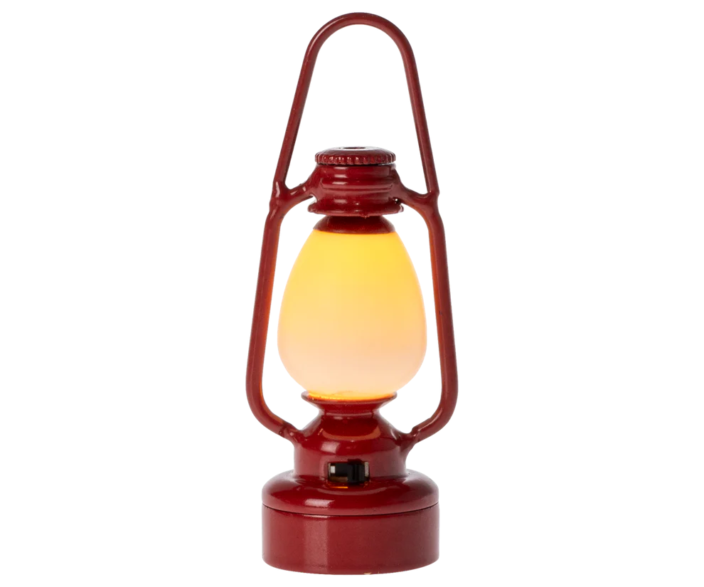 Maileg Lykta Röd - Vintage Camping Lantern