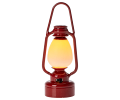 Maileg Lykta Röd - Vintage Camping Lantern