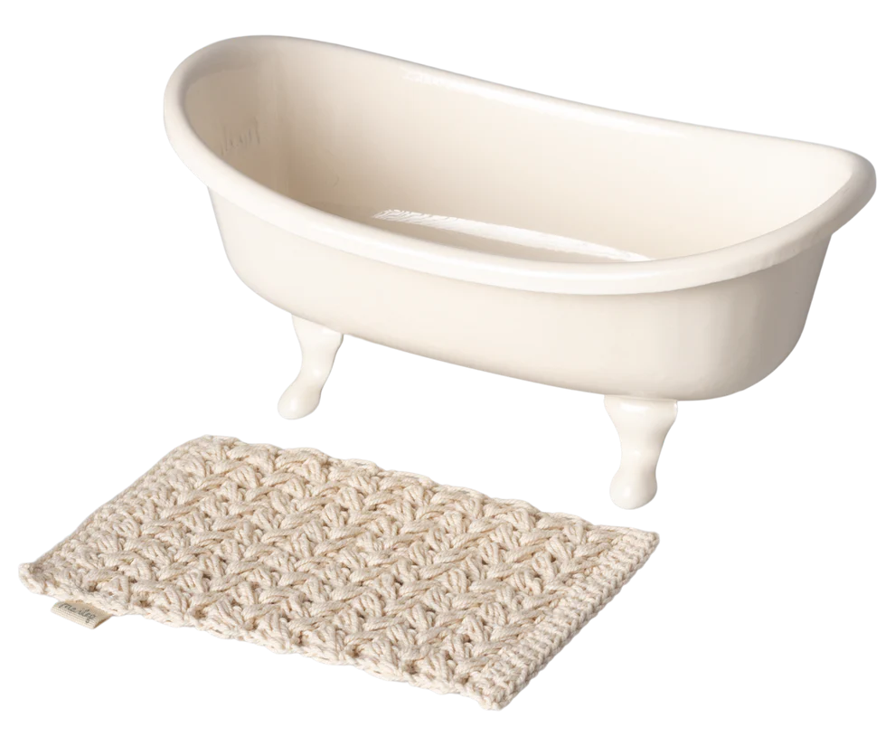 Maileg Badrumsmatta Vit Offwhite