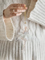 Bloomingville Hänge Ballerina Transparent med Ballerinakjol - Misty Ornament Dekoration till Flickrum Barnrummet