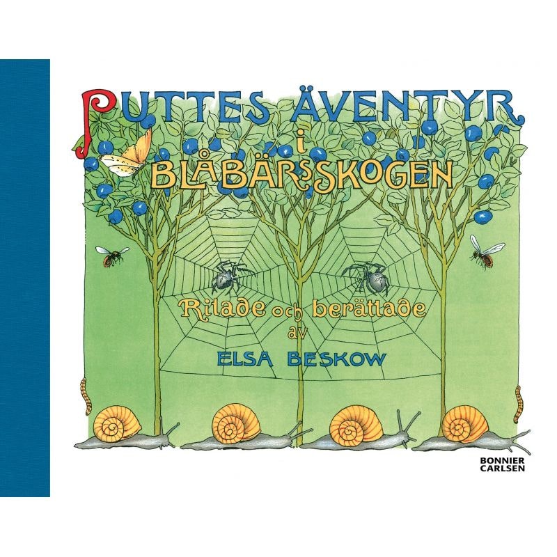 Puttes Äventyr i Blåbärsskogen - Bilderbok av Elsa Beskow
