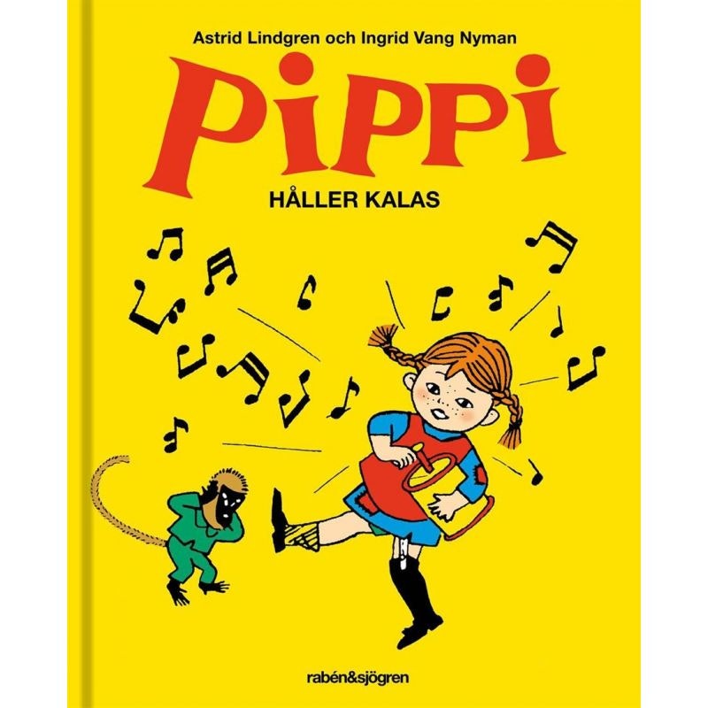 Pippi Håller Kalas - Bilderbok av Astrid Lindgren Pippi Långstrump