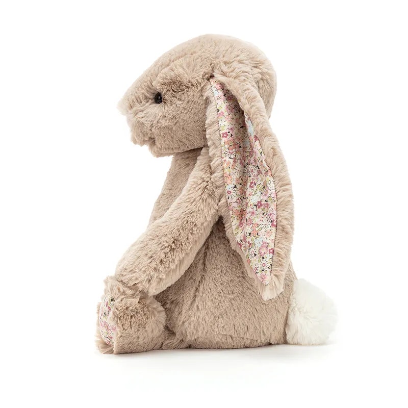 Jellycat Beige Kanin med Blommiga Öron - Blossom Bea Beige Bunny Original