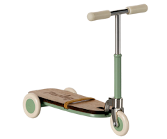 Maileg Kick Board Mouse - Sparkcykel till Mus Mint Grön med Magneter i Handtaget