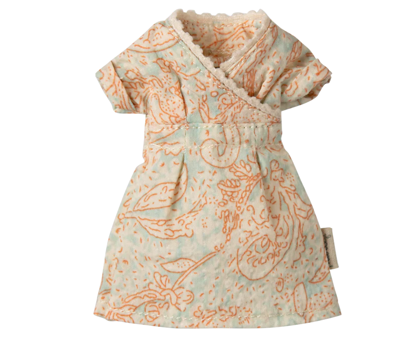 Maileg Mamma Mus med Blommig Klänning