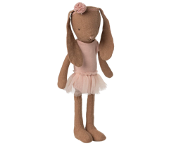 Maileg Brun Kanin Storlek 1 - Bunny Ballerina Rose