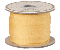 Maileg Bomullsband 10 m - Yellow Gult Band på Pappers Rulle
