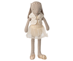 Maileg Kanin Storlek 3 - Bunny Ballerina Creme Vit med Bolero och Hårband