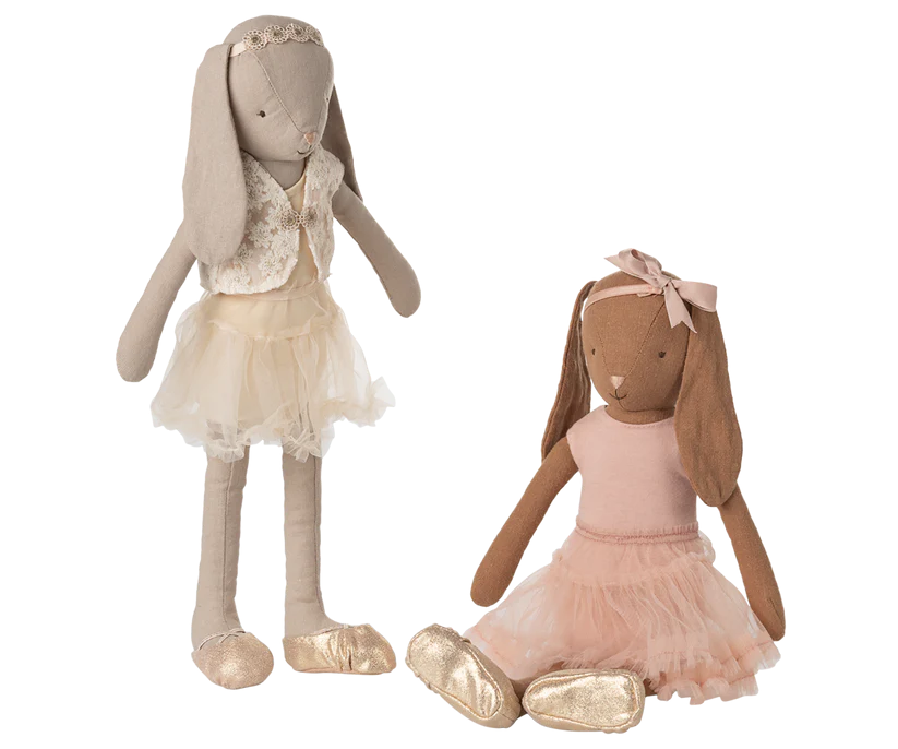 Maileg Kanin Storlek 3 - Bunny Ballerina Creme Vit med Bolero och Hårband