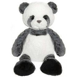 Teddykompaniet Mjuk Panda Melerad - Mjukisdjur Teddy Wild Björn