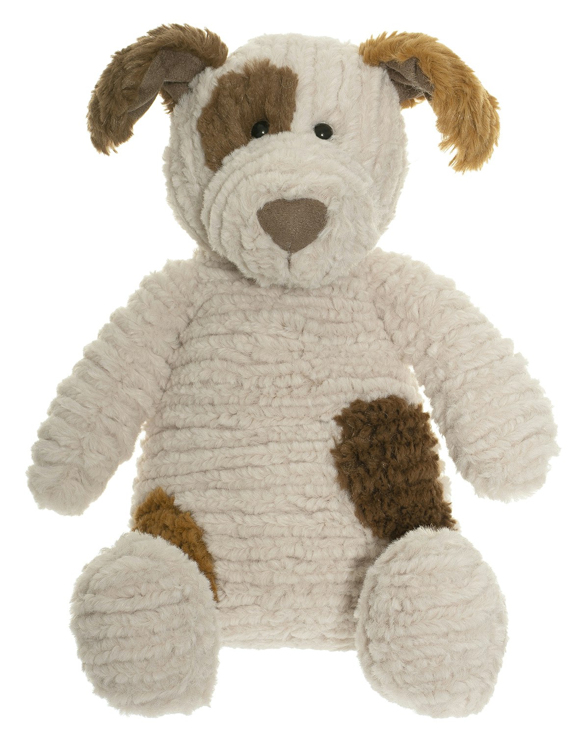 Teddykompaniet Fläckig Hund - Mjukisdjur Tuffsisar Henry Beige Brun