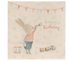 Maileg Servetter Kalas Kanin - Happy Day