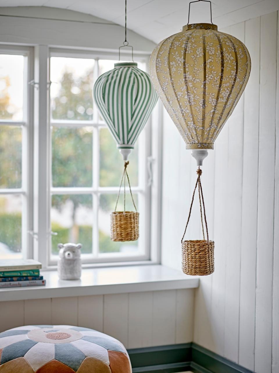 Bloomingville Blommig Gul Luftballong Dekoration till Barnrummet - Pomp Mobile Yellow Mobil