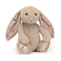 Jellycat Kanin med Blommiga Öron - Blossom Bunny Original Beige