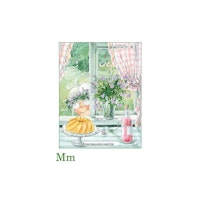 Vykort Majas Alfabet - M som i Midsommarblomster