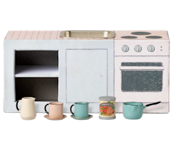 Maileg Kök till Möss med Spis, Diskho och Bänk - Maileg A/W -25 Kitchen Counter Mouse