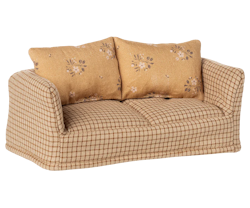 Maileg Soffa till Möss Rutig med Blommiga Kuddar Mable - Maileg A/W - 25