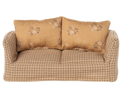 Maileg Soffa till Möss Rutig med Blommiga Kuddar Mable - Maileg A/W - 25