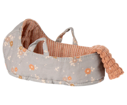 Maileg Blommig Carrycot till Micro Kaniner - Maileg A/W -25