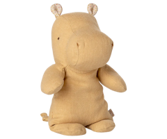 Maileg Flodhäst Small Gul - Safari Friends Hippo Cream Yellow - Maileg A/W -25