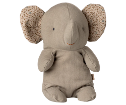 Maileg Elefant Small Grå - Safari Friends Iron Grey - Maileg A/W -25