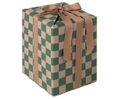 Maileg Presentpapper Rutigt Grönt - Checker Green - Maileg A/W -25