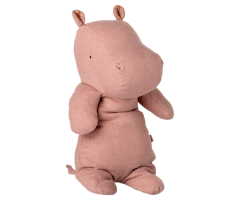 Maileg Flodhäst Medium Rosa - Safari Friends Hippo Rose -Maileg A/W -25