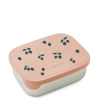 Liewood Matlåda i Metall med Fack - Arthur Printed Lunchbox Berry Pale Tuscany