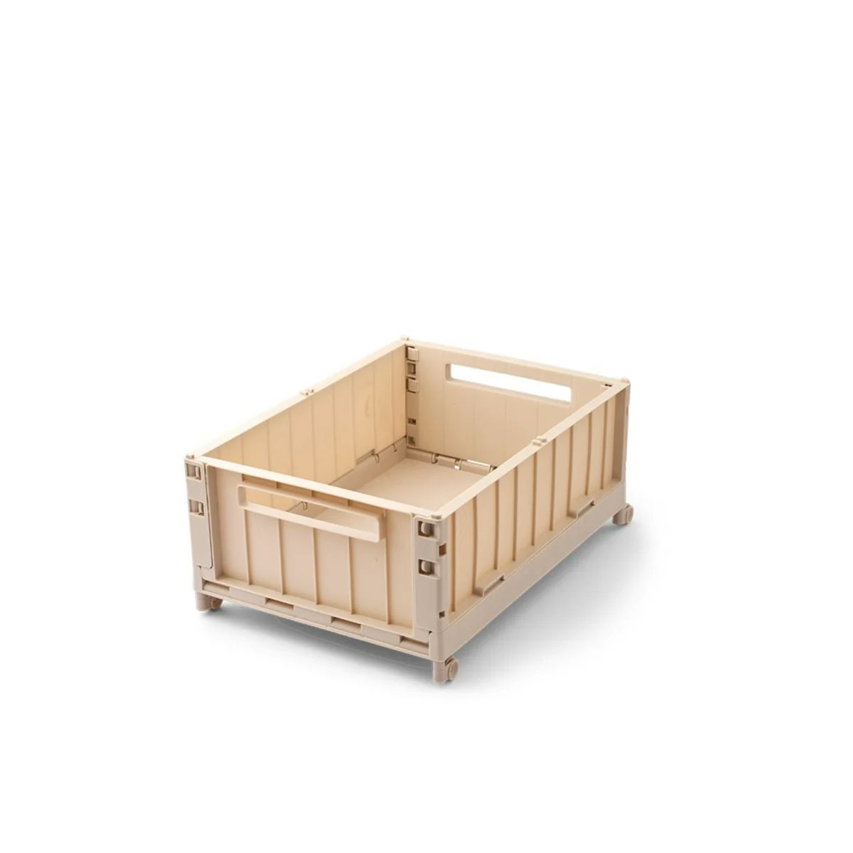 Liewood Förvaringslåda på Hjul Medium Beige - Weston With Wheels Leksaksförvaring Sandy