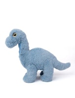 Teddykompaniet Mjuk Dinosaurie Blå Brachiosaurus Stor