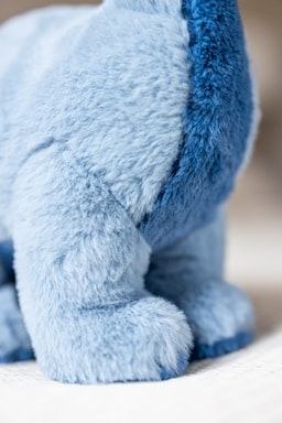 Teddykompaniet Mjuk Dinosaurie Blå Brachiosaurus Stor