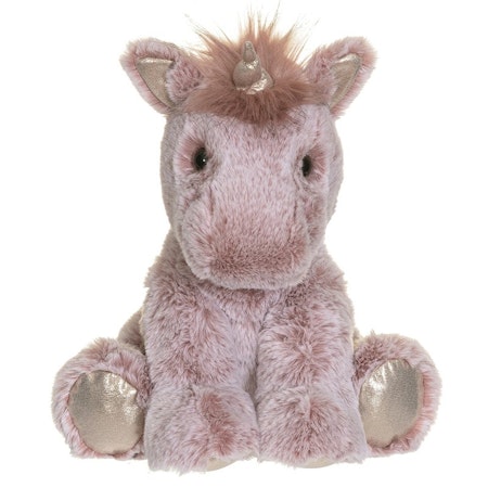 Teddykompaniet Mjuk Enhörning Engla Lila Rosa