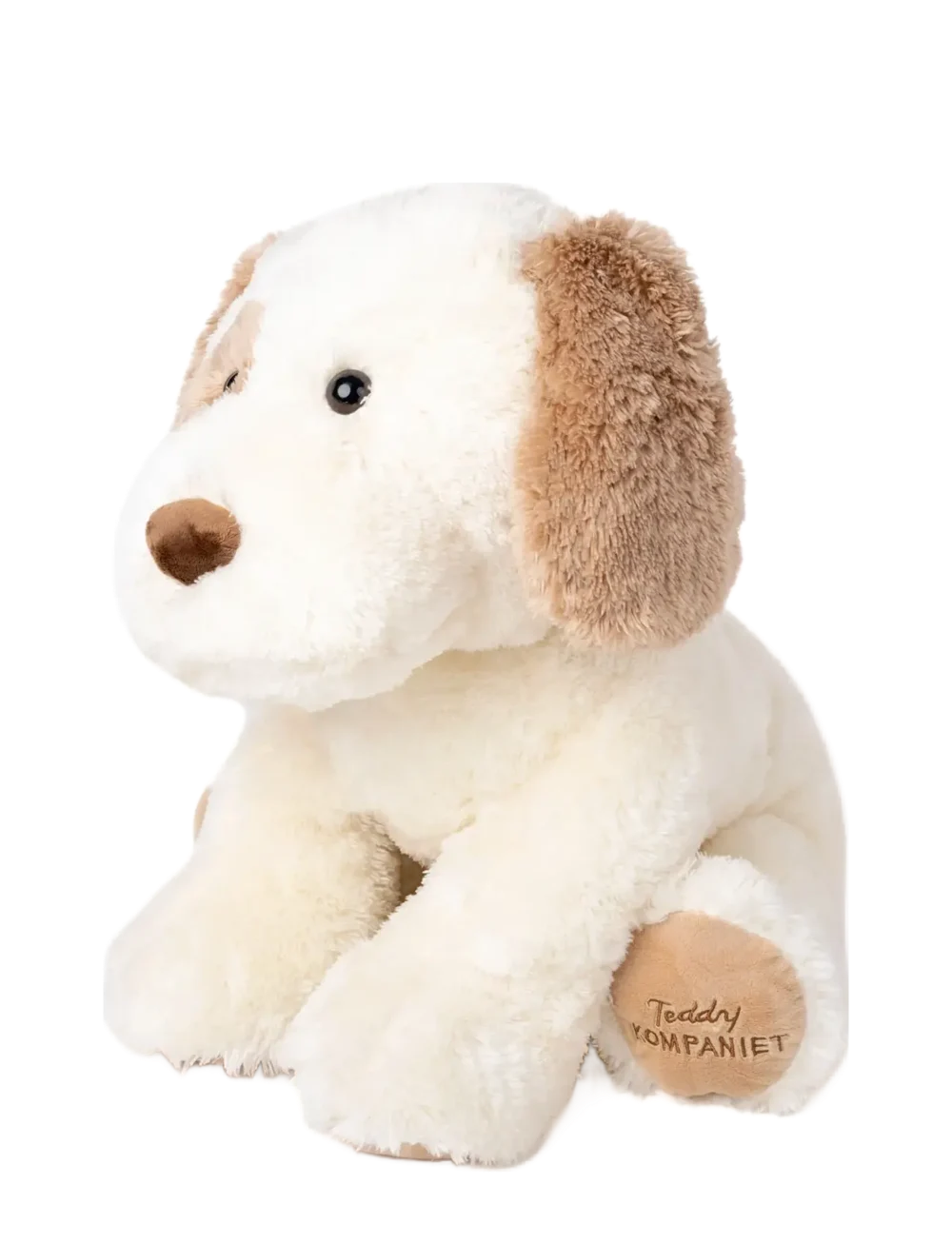 Teddykompaniet Jättestor Mjuk Hund Fläckig Brun - Selma XL