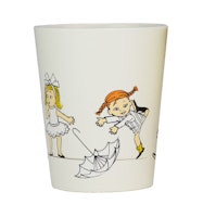 Tumbler Mugg Beige Pippi Långstrump på Cirkus - Samlarmugg Astrid Lindgren Rätt Start