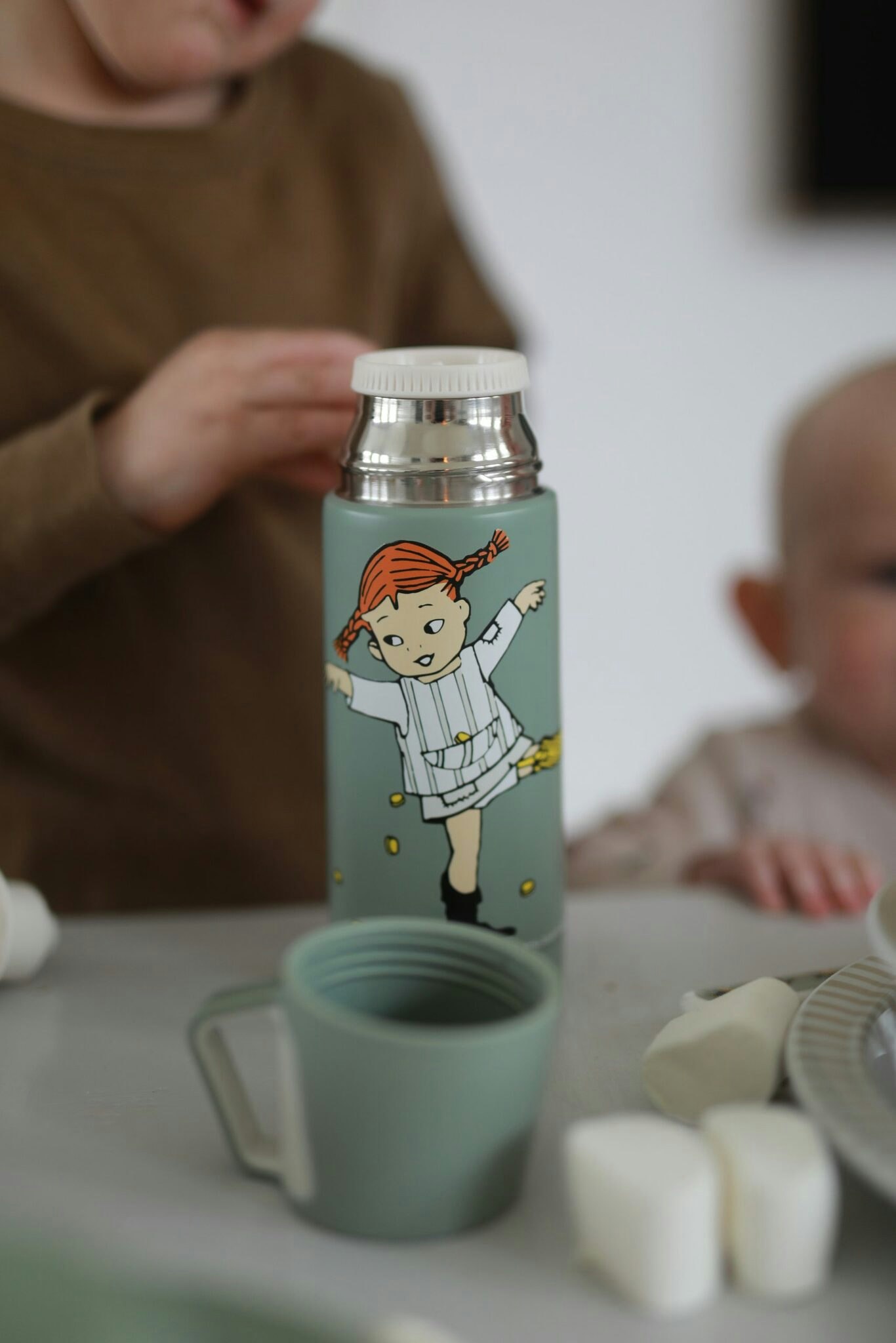 Termos Med Mugg Pippi Långstrump 350 ml - Astrid Lindgren Rätt Start