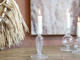 Ljusstake Glas