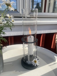Ljusstake cylinder Zink
