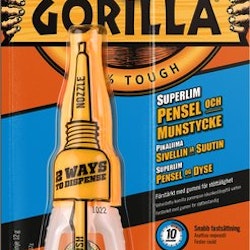 Gorilla Superlim Pensel & Munstycke 12 g