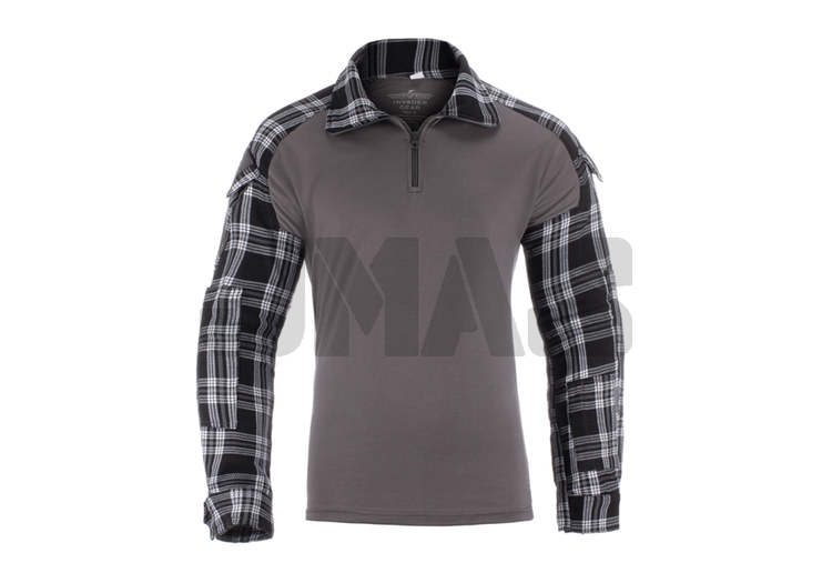 Flannel Combat Shirt Black M (Invader Gear)