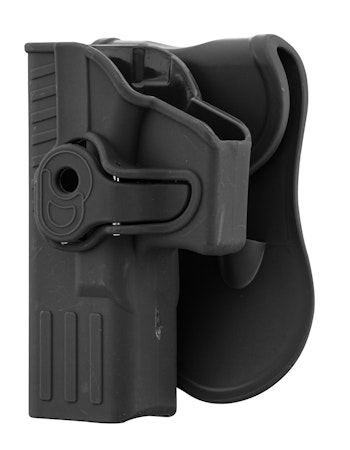 Glock 17 Left Hand Quick Release Rigid Holster grey (Bo Dynamic)