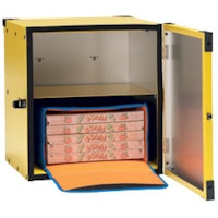 Box för pizzaleverans, 405x410xH500 mm