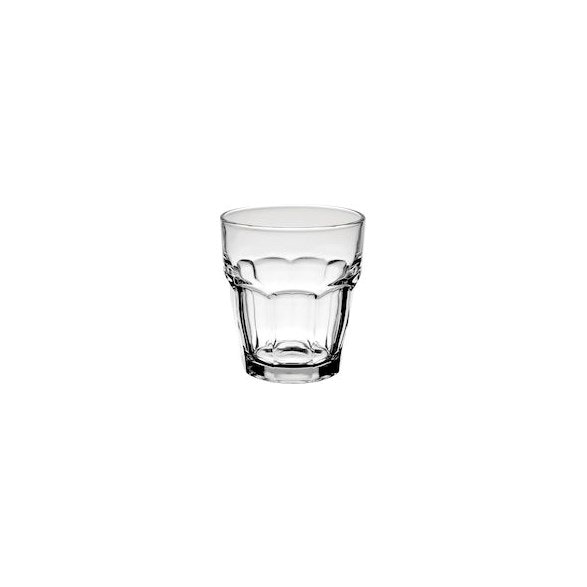 Drinkglas 20 cl Rock Bar, Härdat glas, stapelbar, Merx Team