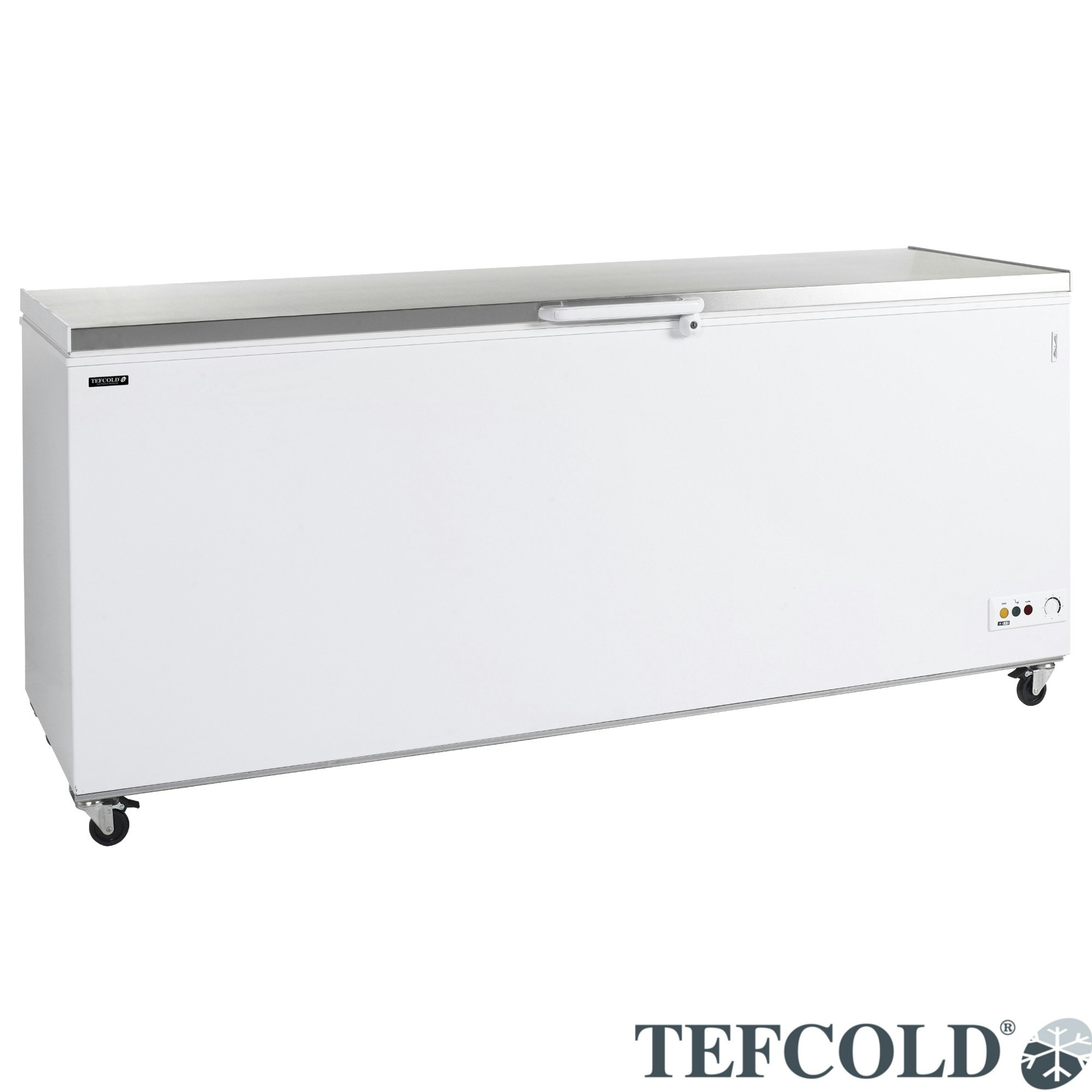 TEFCOLD Frysbox CF700S SL, rostfritt lock