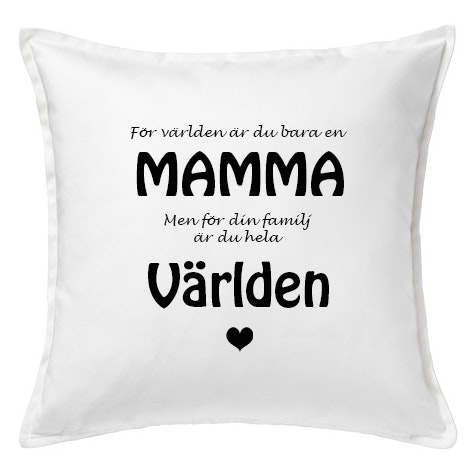 Kuddfodral Mamma/världen